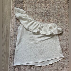 Womens Off-Shoulder White Top